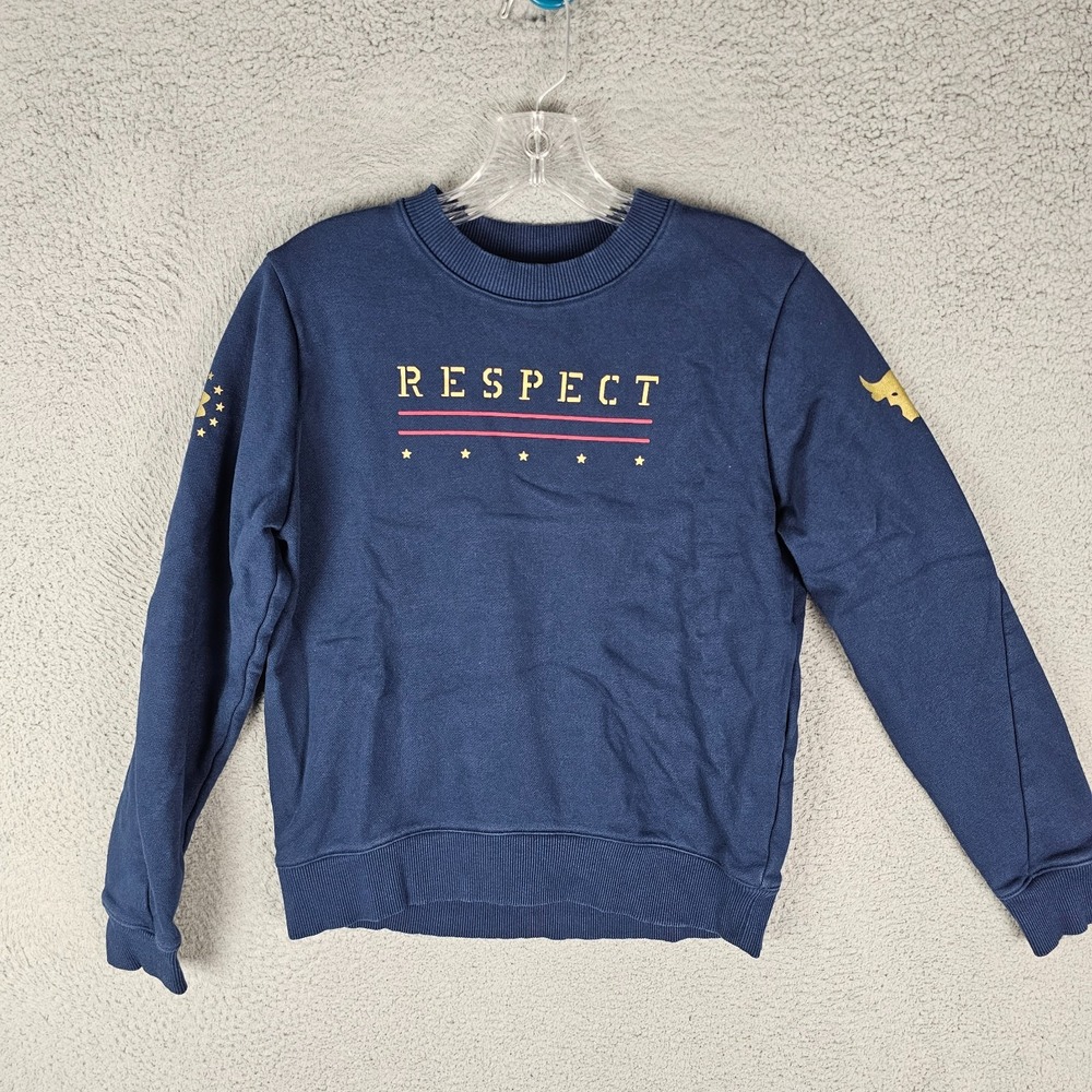 Under Armour Sweatshirt Womens S Fleece Lined Loose Freedom Project Rock 1347700